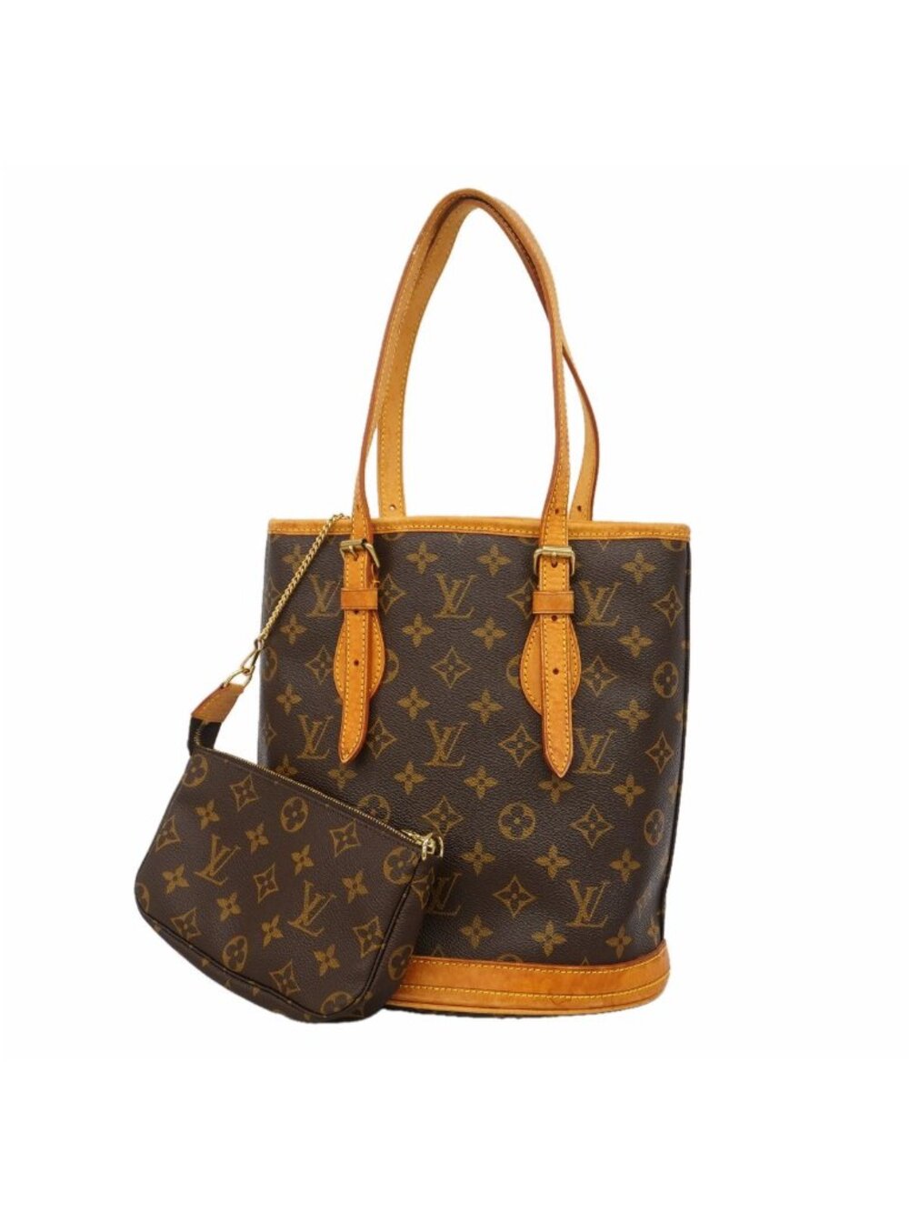 Louis Vuitton Tote Bag Monogram Bucket PM Brown